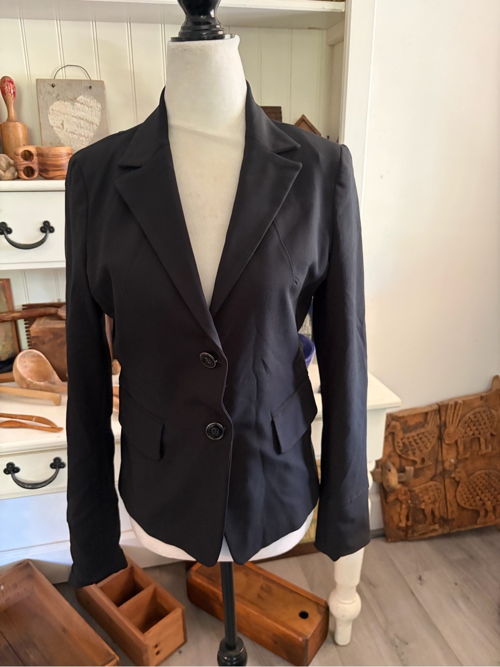 Sandro Ferrone Classic Black Women's Tailored Blazer
